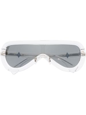 Marcelo Burlon County of Milan Lunaria transparent sunglasses - Neutrals