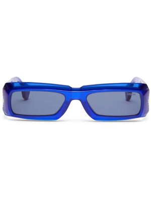 Marcelo Burlon County of Milan Maqui rectangle-frame sunglasses - Blue