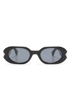 Marcelo Burlon County of Milan oval-frame sunglasses - Black