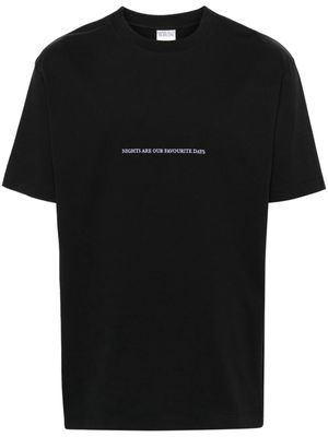 Marcelo Burlon County of Milan Party Quote-print cotton T-shirt - Black