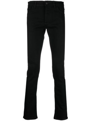 Marcelo Burlon County of Milan Tempera Cross logo-print slim-cut jeans - Black