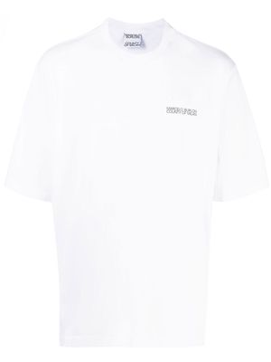 Marcelo Burlon County of Milan Tempera Cross Over print T-shirt - White