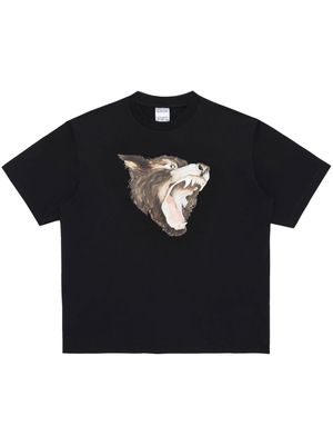 Marcelo Burlon County of Milan Wolf short-sleeve T-shirt - Black