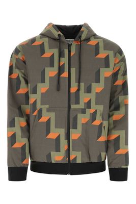 Marcelo Burlon Printed Polyester Windbreaker