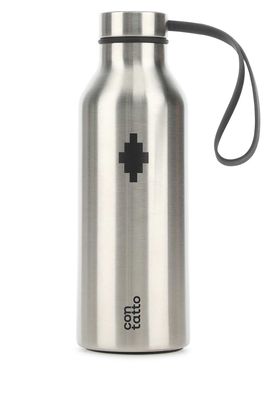 Marcelo Burlon Silver Stainless Steel Water Bootle