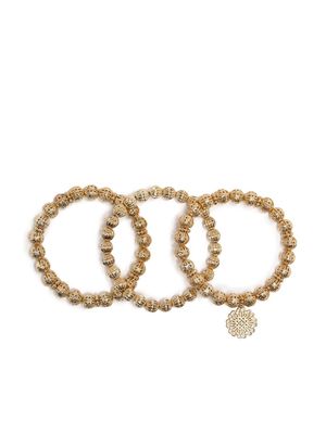 Marchesa Notte Bridesmaids Filagree charm-detail bracelet set - Gold