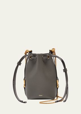 Marcie Drawstring Chain Bucket Bag