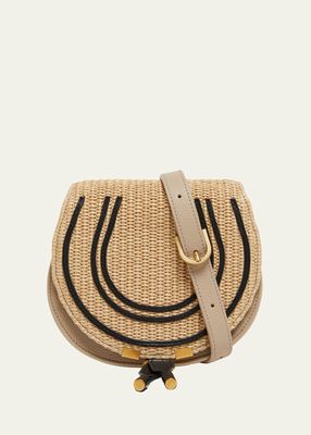 Marcie Small Flap Crossbody Bag in Leather