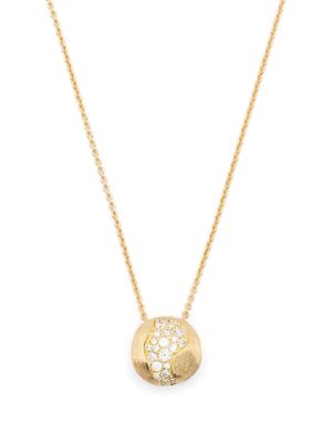 Marco Bicego 18kt yellow gold Africa diamond pendant necklace