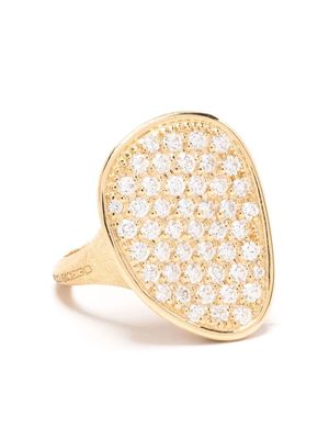 Marco Bicego 18kt yellow gold diamond pavé ring