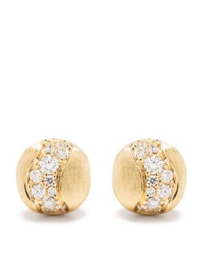 Marco Bicego 18kt yellow gold diamond stud earrings