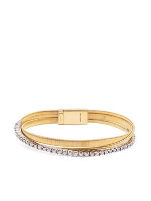 Marco Bicego 18kt yellow gold Masai diamond tennis bracelet