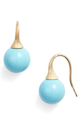 Marco Bicego Africa Boule 18K Yellow Gold & Semiprecious Stone Drop Earrings in Yellow Gold/Turquoise