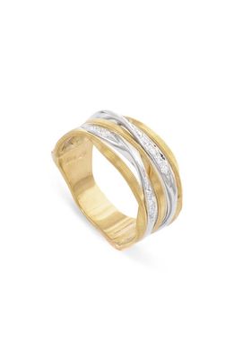 Marco Bicego Marrakech Lab-Grown Diamond Stack Ring in Yellow Gold