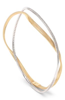 Marco Bicego Marrakech Layered Bangle in Yellow Gold