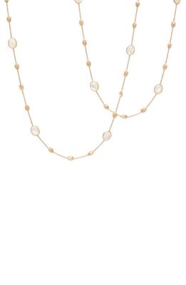 Marco Bicego Siviglia 18K Yellow Gold & Mother-of-Pearl Disc Station Long Necklace