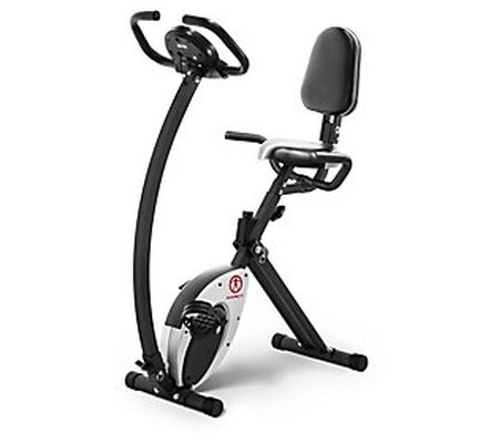 Marcy Foldable Exercise Bike w/ High Back Seat