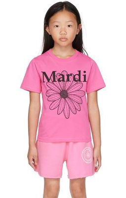 Mardi Mercredi Les Petits Kids Pink Flower T-Shirt