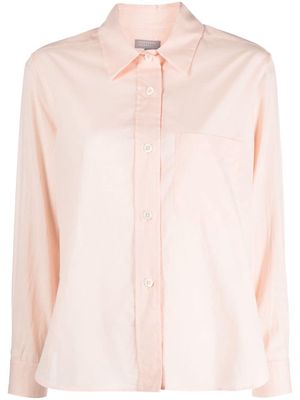Margaret Howell chest-pocket button-up shirt - Pink