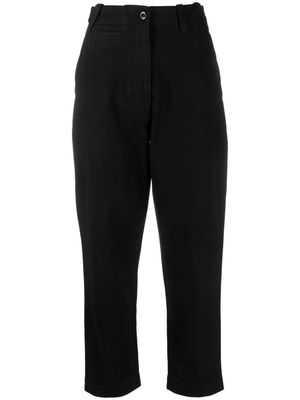 Margaret Howell high-waisted tapered trousers - Black