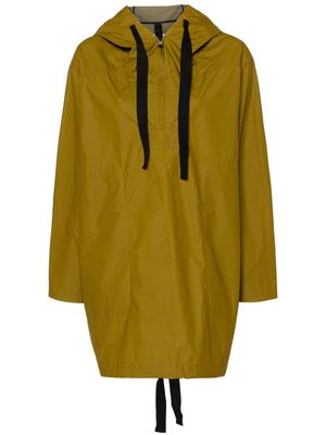 Margaret Howell ripstop cotton hooded coat - Yellow