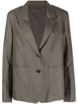 Margaret Howell single-breasted linen blazer - Grey