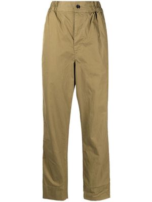 Margaret Howell Sports cotton-twill trousers - Green