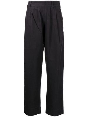 Margaret Howell straight-leg cotton trousers - Black
