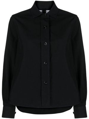 Margaret Howell tailored cotton-poplin shirt - Black
