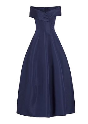 Margaret Silk Faille Gown