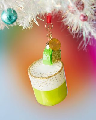 Margarita Shaped Holiday Ornament