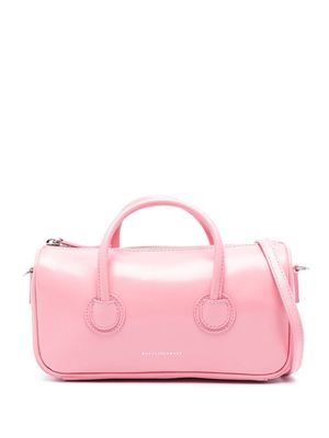 Marge Sherwood logo-print leather tote bag - Pink