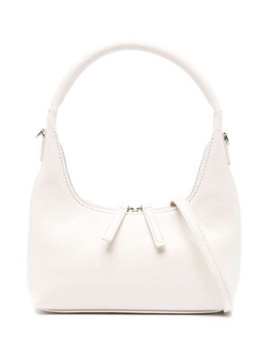 Marge Sherwood logo-print leather tote bag - White