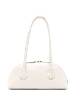 Marge Sherwood logo-stamp leather shoulder bag - Neutrals