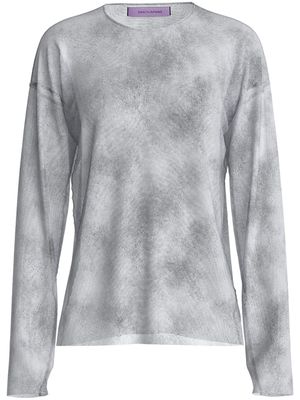 Margherita Maccapani The Second Skin Spray-print T-shirt - Grey