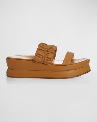 Margo Dual-Band Wedge Platform Sandals