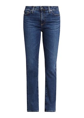 Mari High-Rise Slim-Straight Jeans