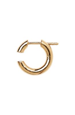 Maria Black Disrupted Hoop Earring in Yellow Gold