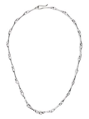 Maria Black Dogbane sterling silver necklace