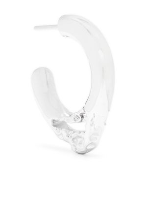 Maria Black Flea 15 hoop earring - Silver