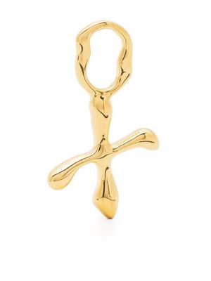 Maria Black Fluent letter X charm - Gold