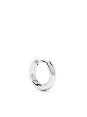 Maria Black Slate 8 single hoop earring - Silver