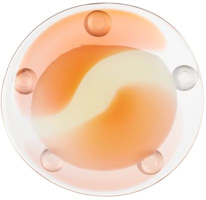Maria Enomoto Glass SSENSE Exclusive Orange & Yellow Cake Platter