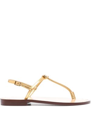 MARIA LUCA 20mm stud-detail sandals - Gold