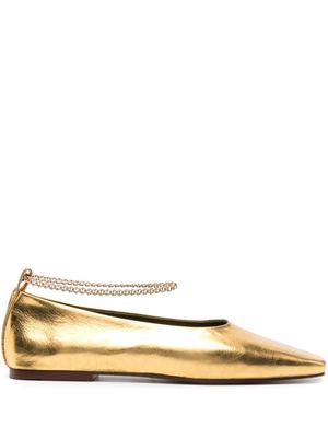 MARIA LUCA Augusta ballerina shoes - Gold