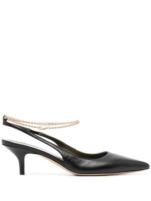 MARIA LUCA Felicia slingback leather pumps - Black