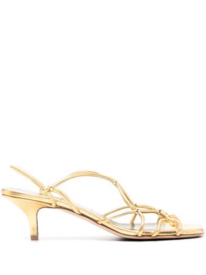 MARIA LUCA Iside 60mm sandals - Gold