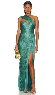 Maria Lucia Hohan Claudine Gown in Teal