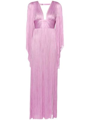 Maria Lucia Hohan Harlow pleated gown - Purple