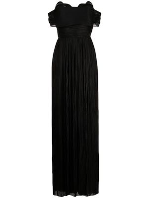 Maria Lucia Hohan Jacqueline pleated gown - Black